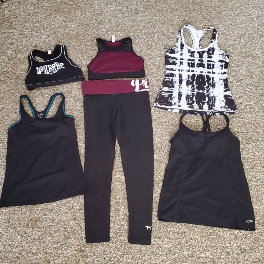 Lot of XS workout clothes